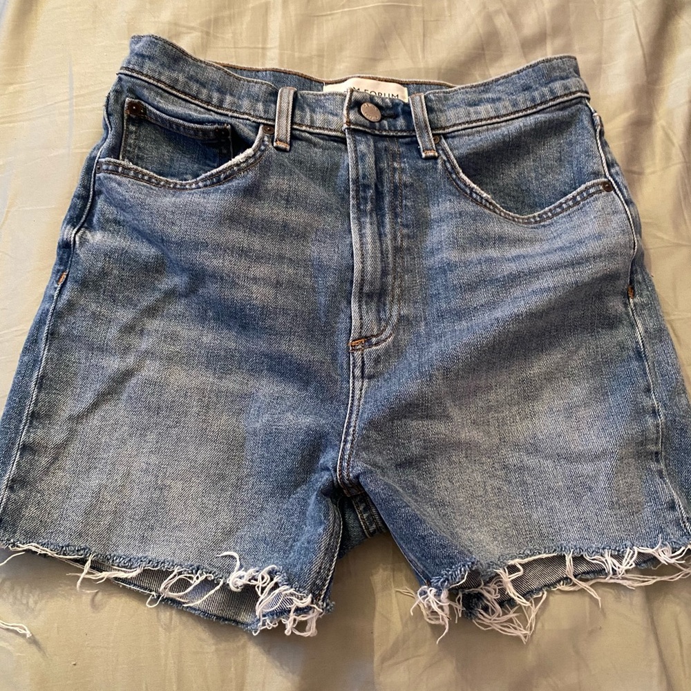 denim shorts